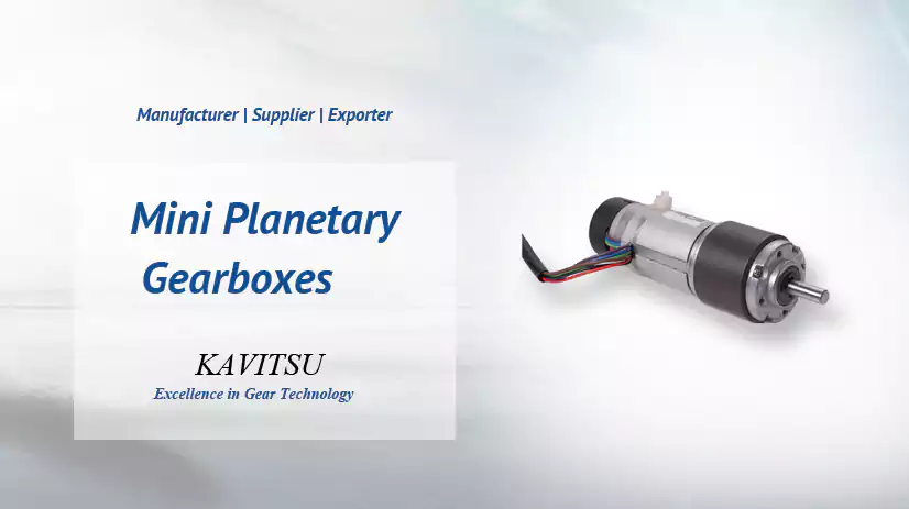 Mini Planetary Gearboxes